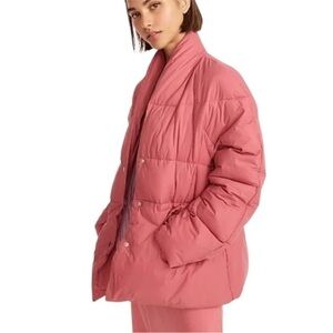 J CREW • PINK ALPS PUFFER JACKET WITH PIMALOFT